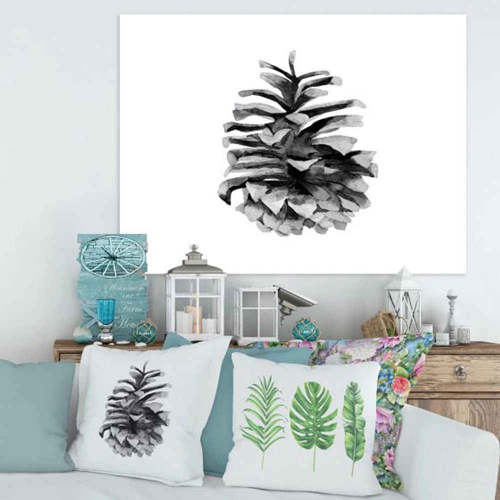 Conifer Cone Monochrome Wall Art