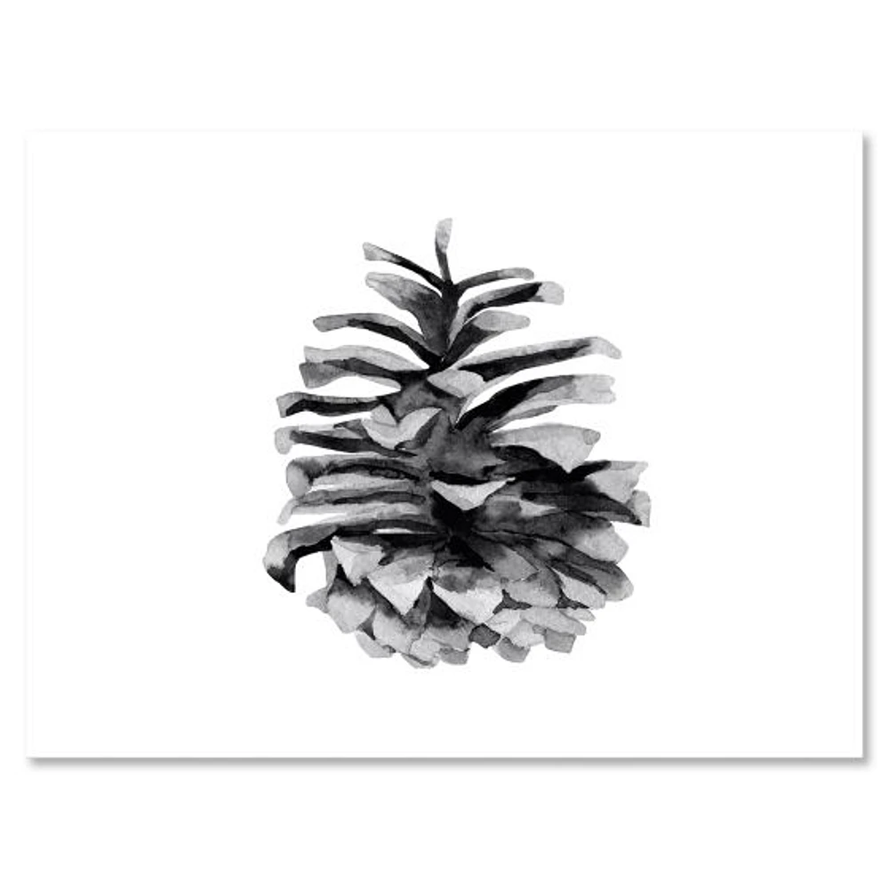 Conifer Cone Monochrome Wall Art