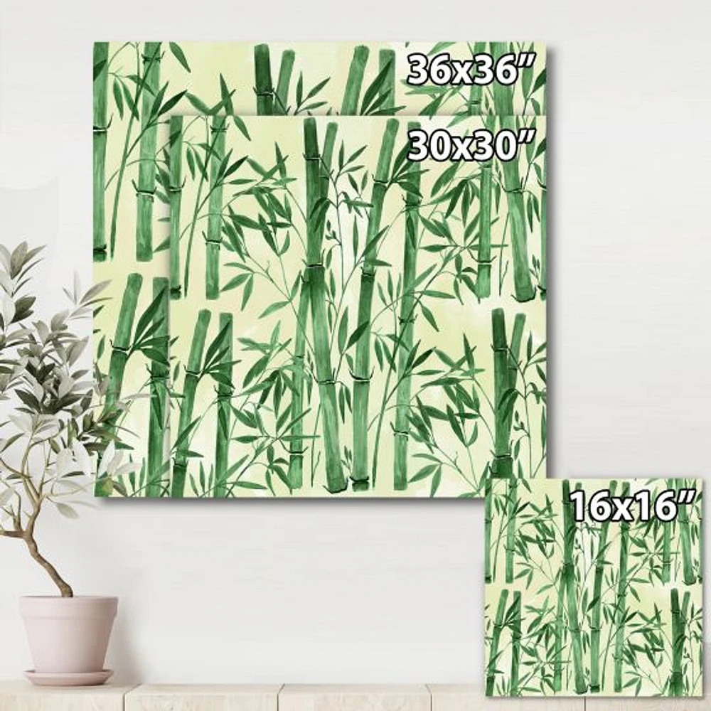 Bamboo Branches The Forest I  Wall Art