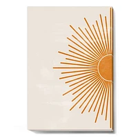 Orange Sun Print I  Canvas Wall Art