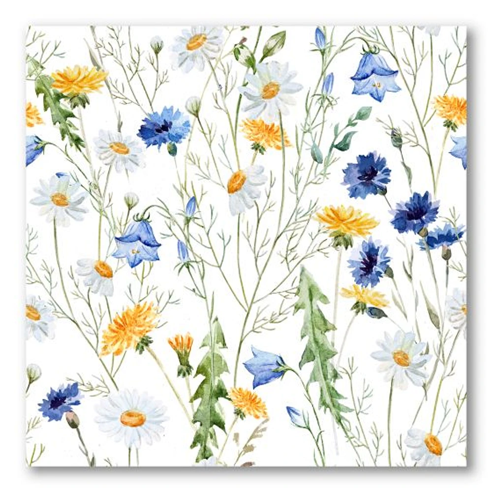 WildFlowers Chamomile and Clover Bell II  Wall Art