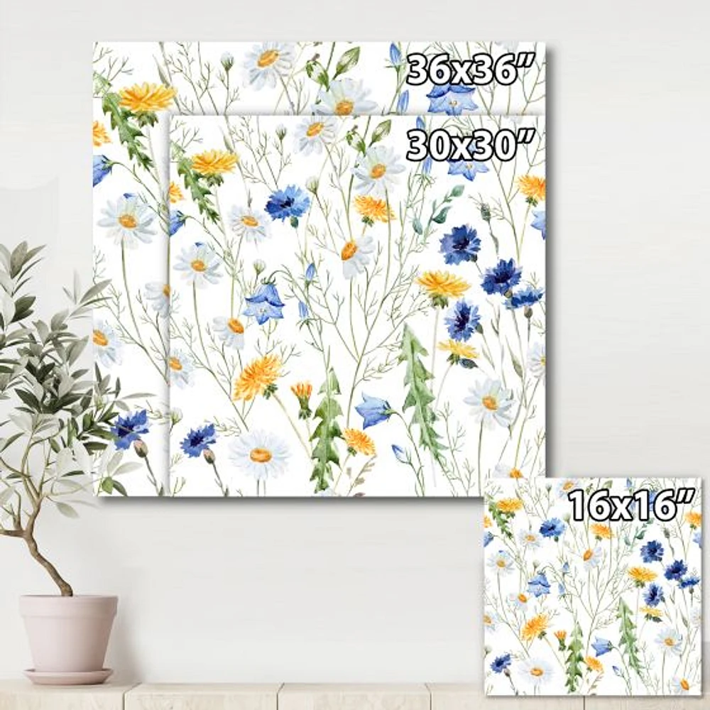 WildFlowers Chamomile and Clover Bell II  Wall Art