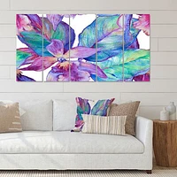Orchid Seamless Pattern Canvas Wall Art Print