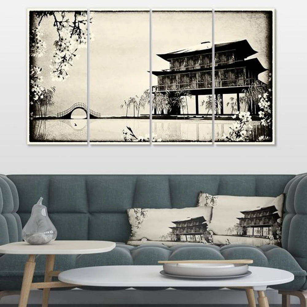 Chinese Ink Painting  Canvas Wall Art