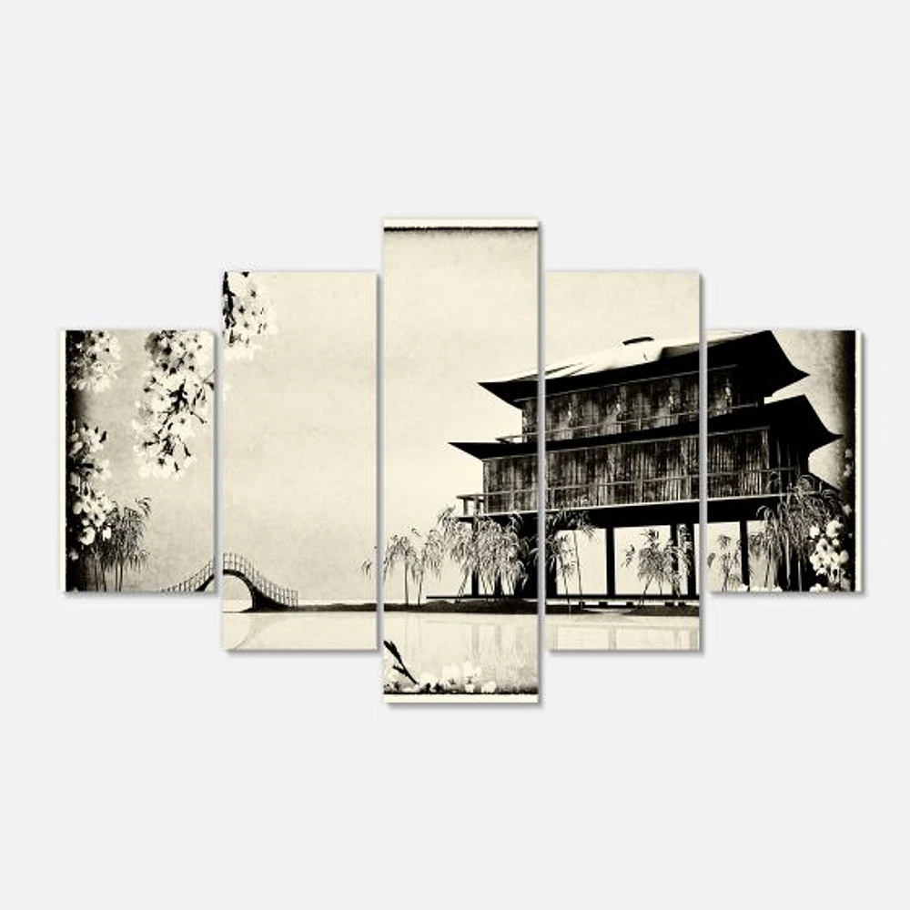 Chinese Ink Painting  Canvas Wall Art