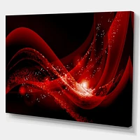 Dark Red Vector  Canvas Art print