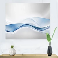 3D Wave of Water Splash  Digital Art Canvas Print