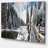 Winter Morning Panorama  Wall Art