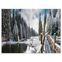 Winter Morning Panorama  Wall Art