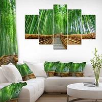 Path to Bamboo Forest  Canvas Wall Art