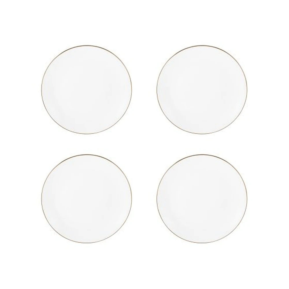 Maxwell & Williams ensemble de 4 assiettes coupe « White Gold »