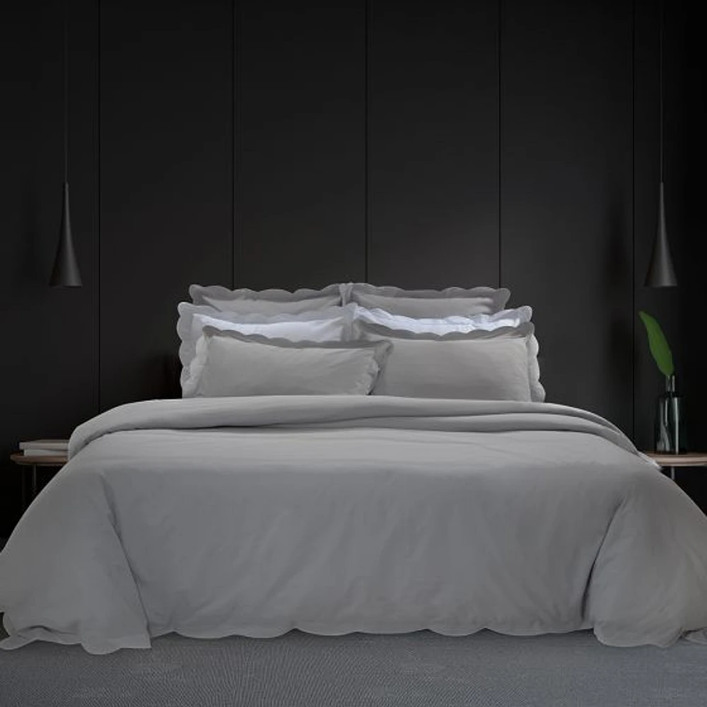 Scalloped Duvet Cover Set