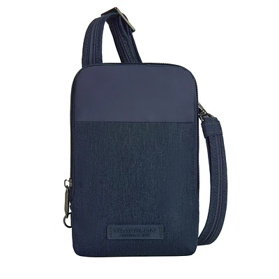 Travelon Anti-Theft Metro Stadium Mini Crossbody - Navy Heather
