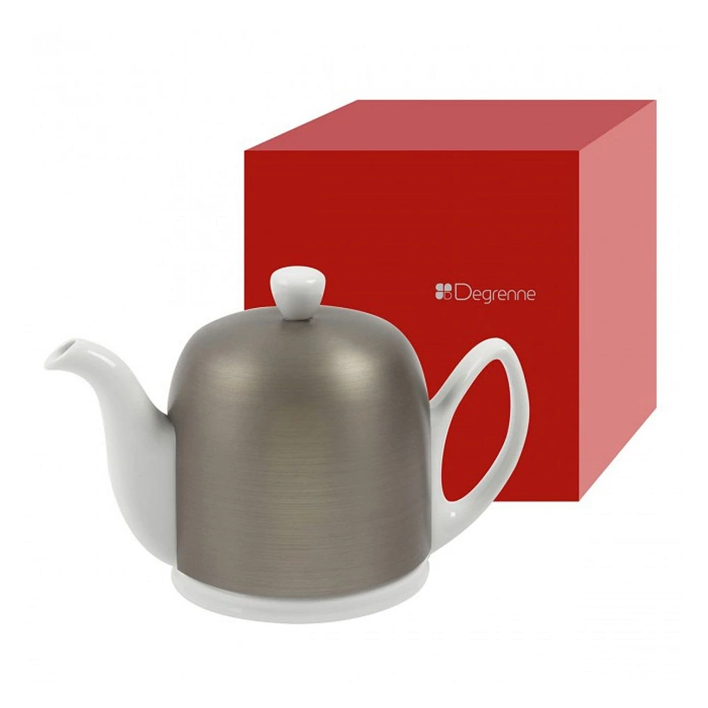 Teapot, 4-Cup - Zinc