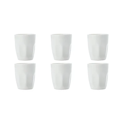 Maxwell & Williams Set of 6 White Basics Latte Cups - 200ml