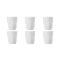 Maxwell & Williams Set of 6 White Basics Latte Cups - 200ml