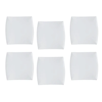 Maxwell & Williams Set of 6 East Meets West Side Plates - 18cm