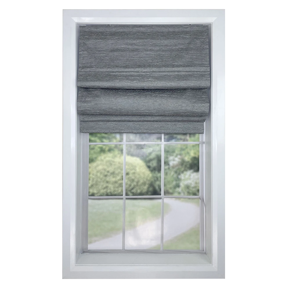 Caesar Cordless Roman Shades - Ash Grey