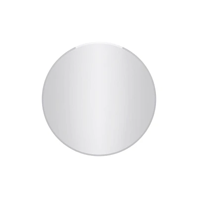 Cael Frameless Round Mirror