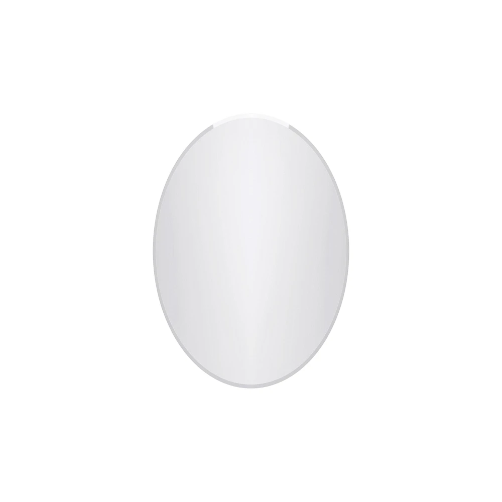 Charles Frameless Oval Wall Mirror