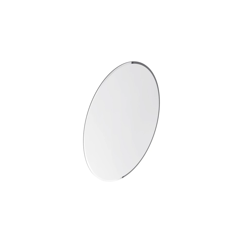 Charles Frameless Oval Wall Mirror