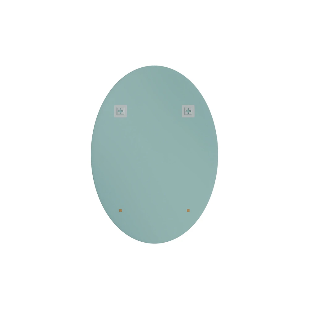 Charles Frameless Oval Wall Mirror