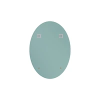 Charles Frameless Oval Wall Mirror