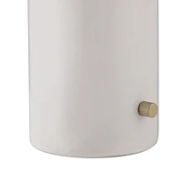 Solero 16" Tall Table Lamp with Dome Iron Shade