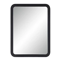 Nolana 40" Tall Rectangular Mirror, Textured Matte Black