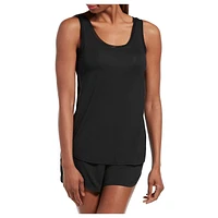 Ultra-Breathable Pyjama Tank Top - Black