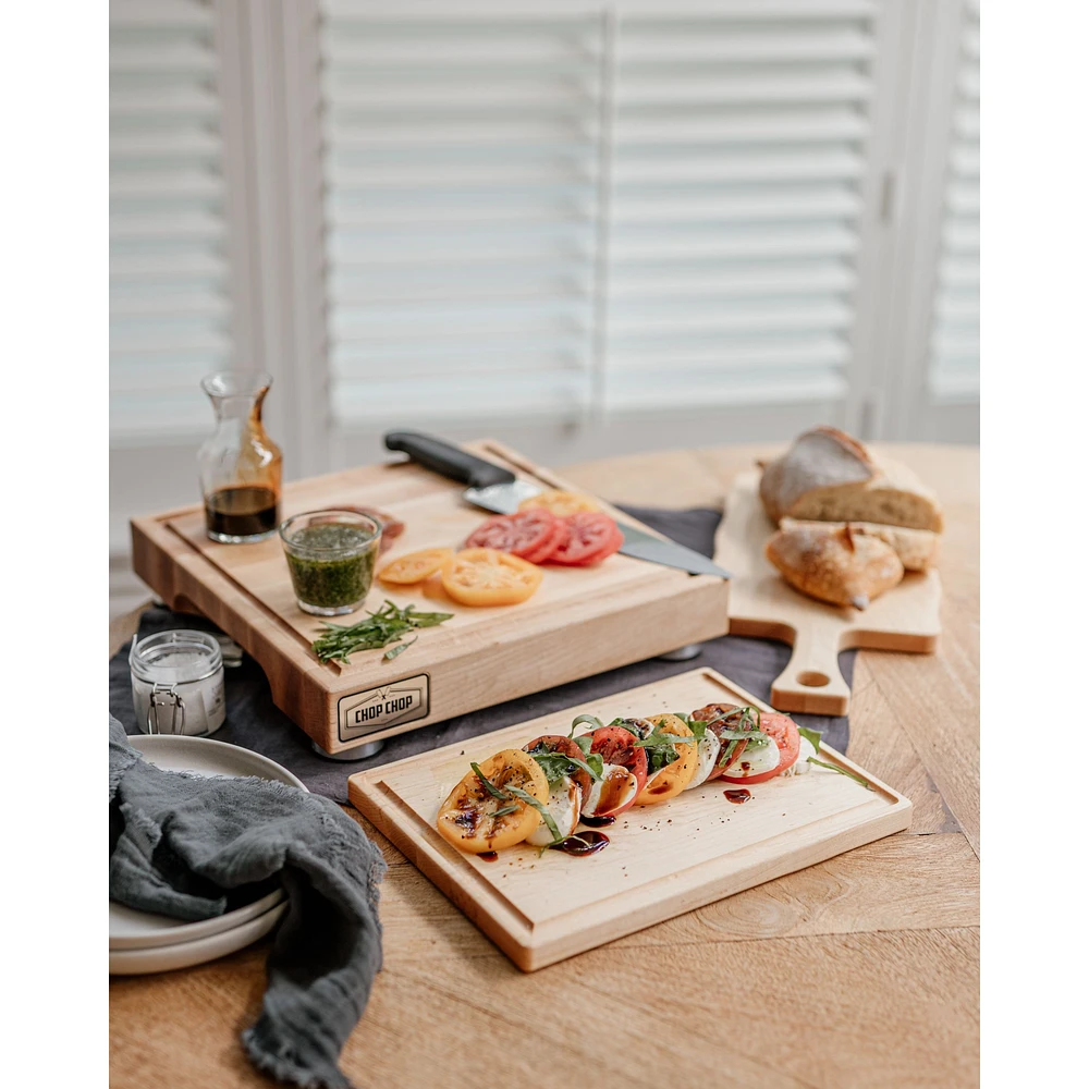 Maple Butcher Block with Stabilizers - 13.75”