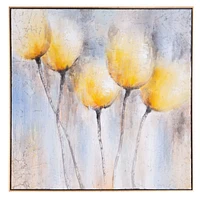 Sunny Blooms Hand Painted Canvas