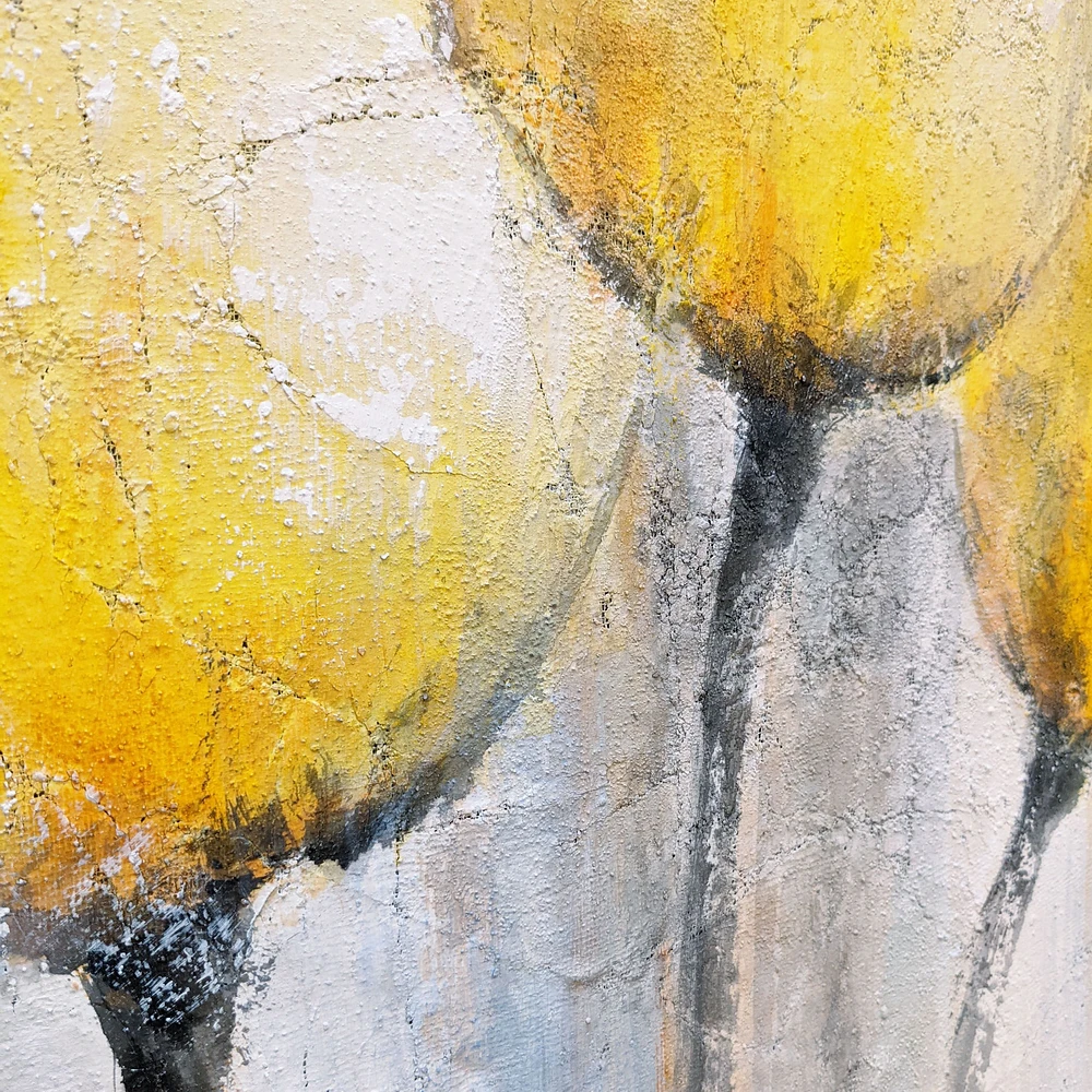 Sunny Blooms Hand Painted Canvas