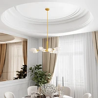 Catalina 9" Light Gold Chandelier
