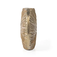 Cadence 9" Small Metal Table Vase