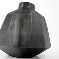 Vase de table gris en métal « Artemis » - 11 po