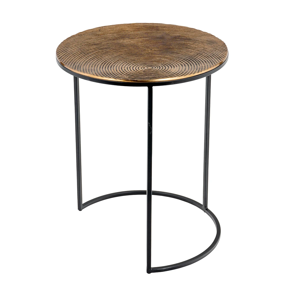 Set of 2 Othello Metal Nesting Tables