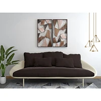 Set of 2 Lucian Metal and Wood Wall Décor Set