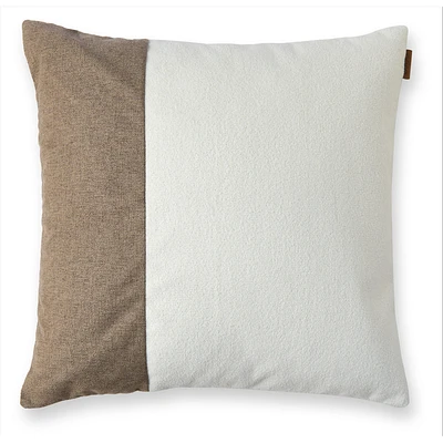 Dueto Cushion, 20" - Caramel/Cloud