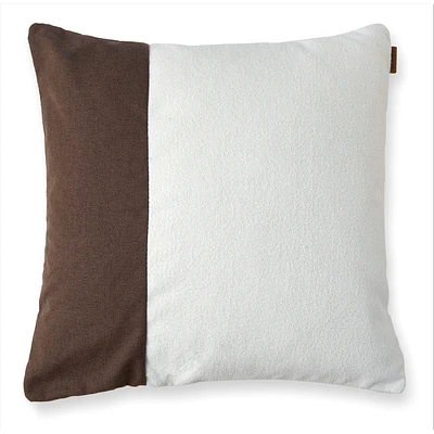 Dueto Cushion, 24" - Espresso/Cloud