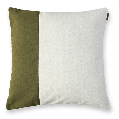 Linea Cushion, 24" - Sage/Cloud
