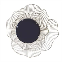 Asais Flower Mirror Gold
