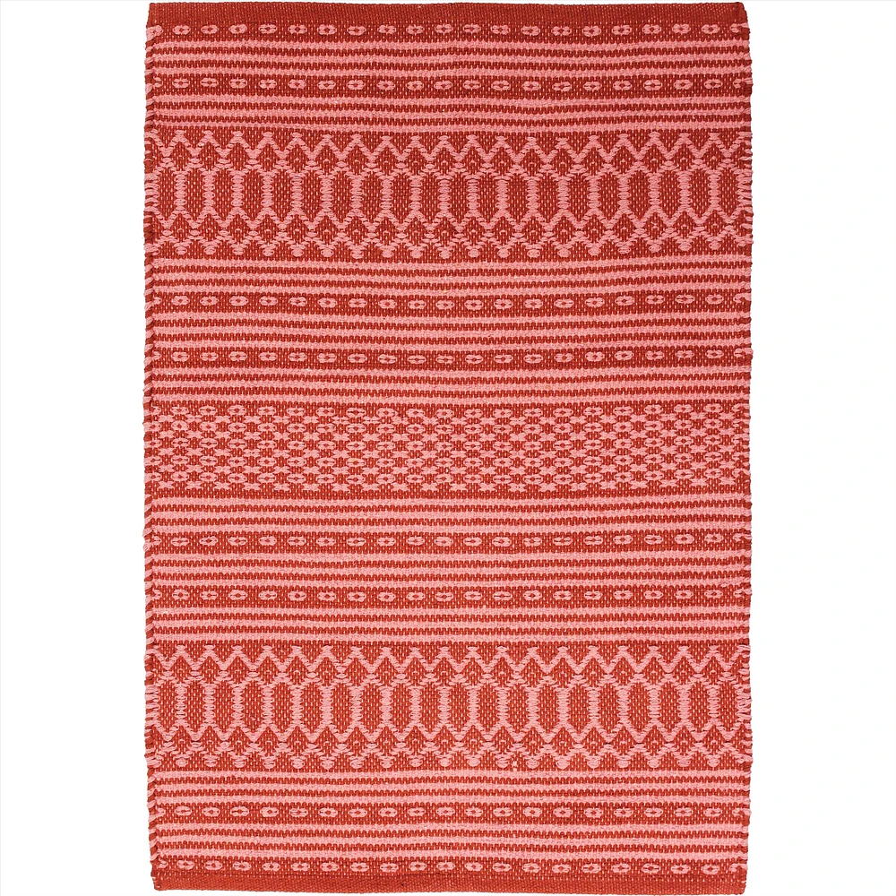 Dhurrie Rug - Rose Pearl