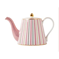 Regency Pink Teapot with Infuser by Maxwell & Williams