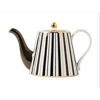 Regency Black Teapot with Infuser for One Person by Maxwell & Williams - 340 ml