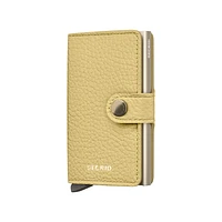 Secrid Pebble Miniwallet - Butter Yellow
