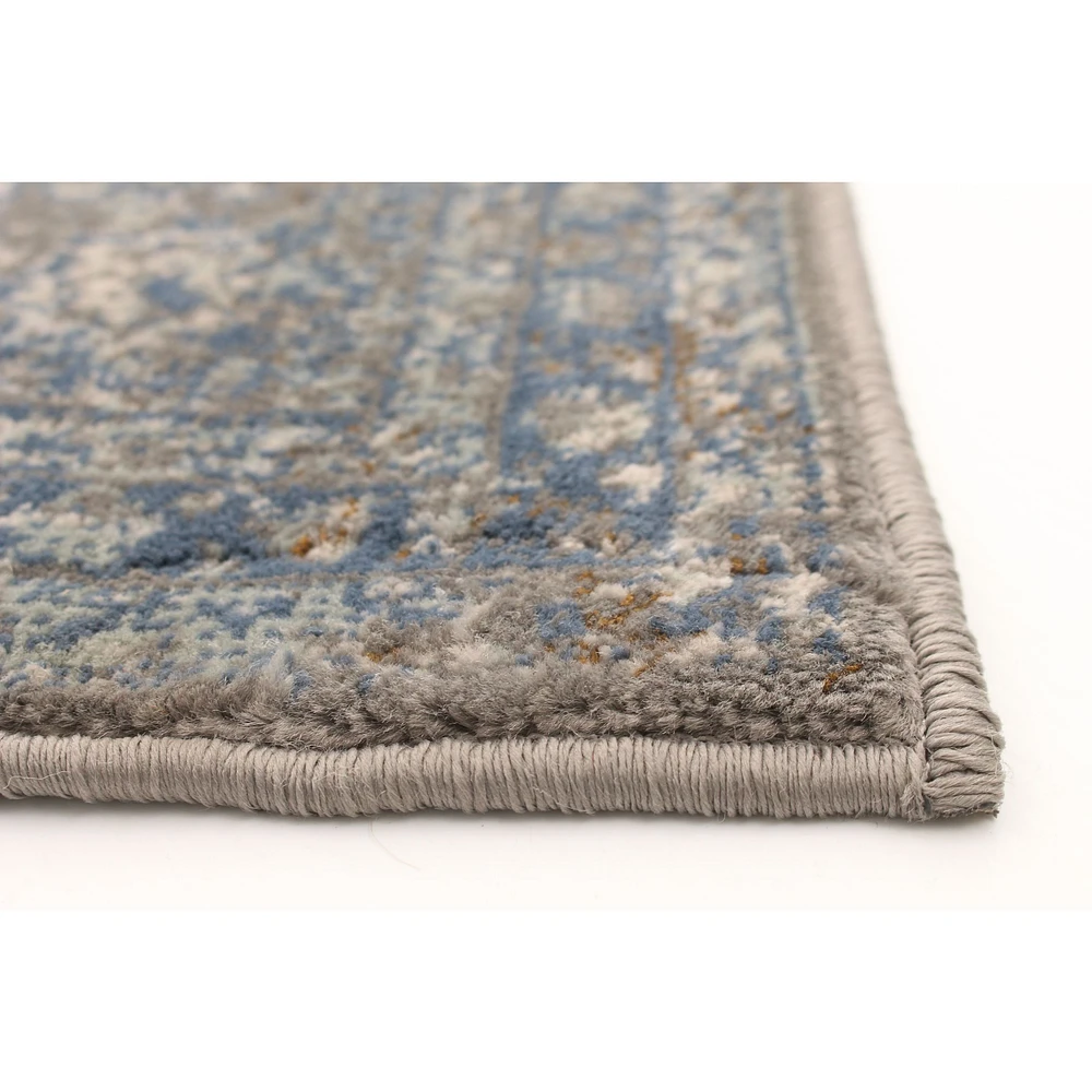 Tapis Oaklee bleu  5'3" x 7'3