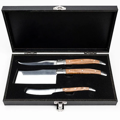 Laguiole Du Monde Cheese Knife Set