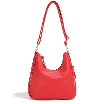 Megan Hobo Bag - Cherry Red