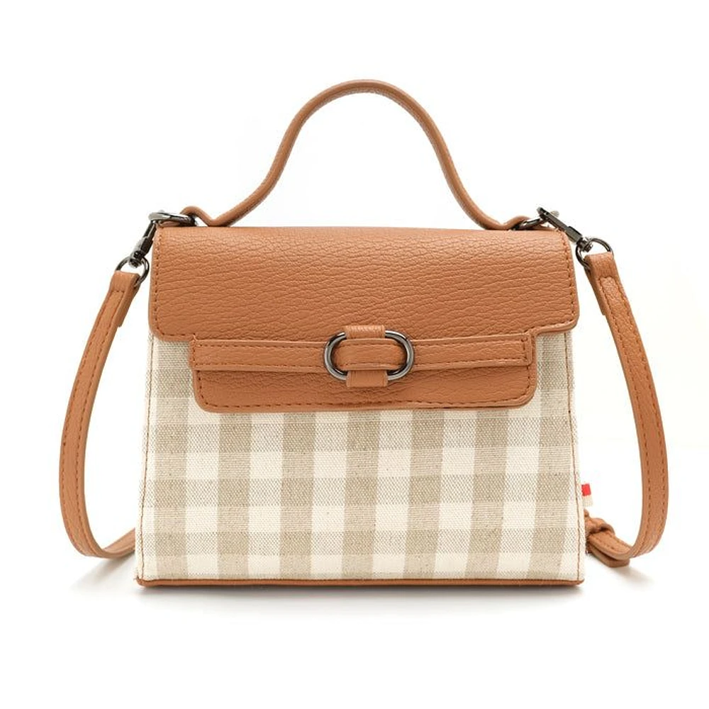 Iris Sac à bandoulière à poignée supérieure - Plaid